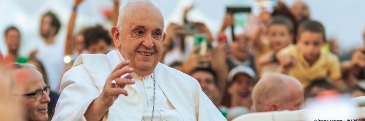 Photo of Pope Francis at World Youth Day © Duarte Antunes \ JMJ 2023